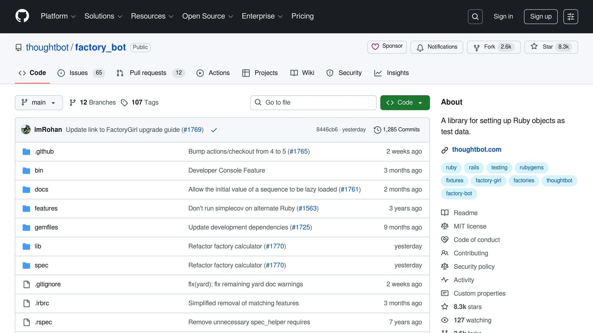 FactoryBot
