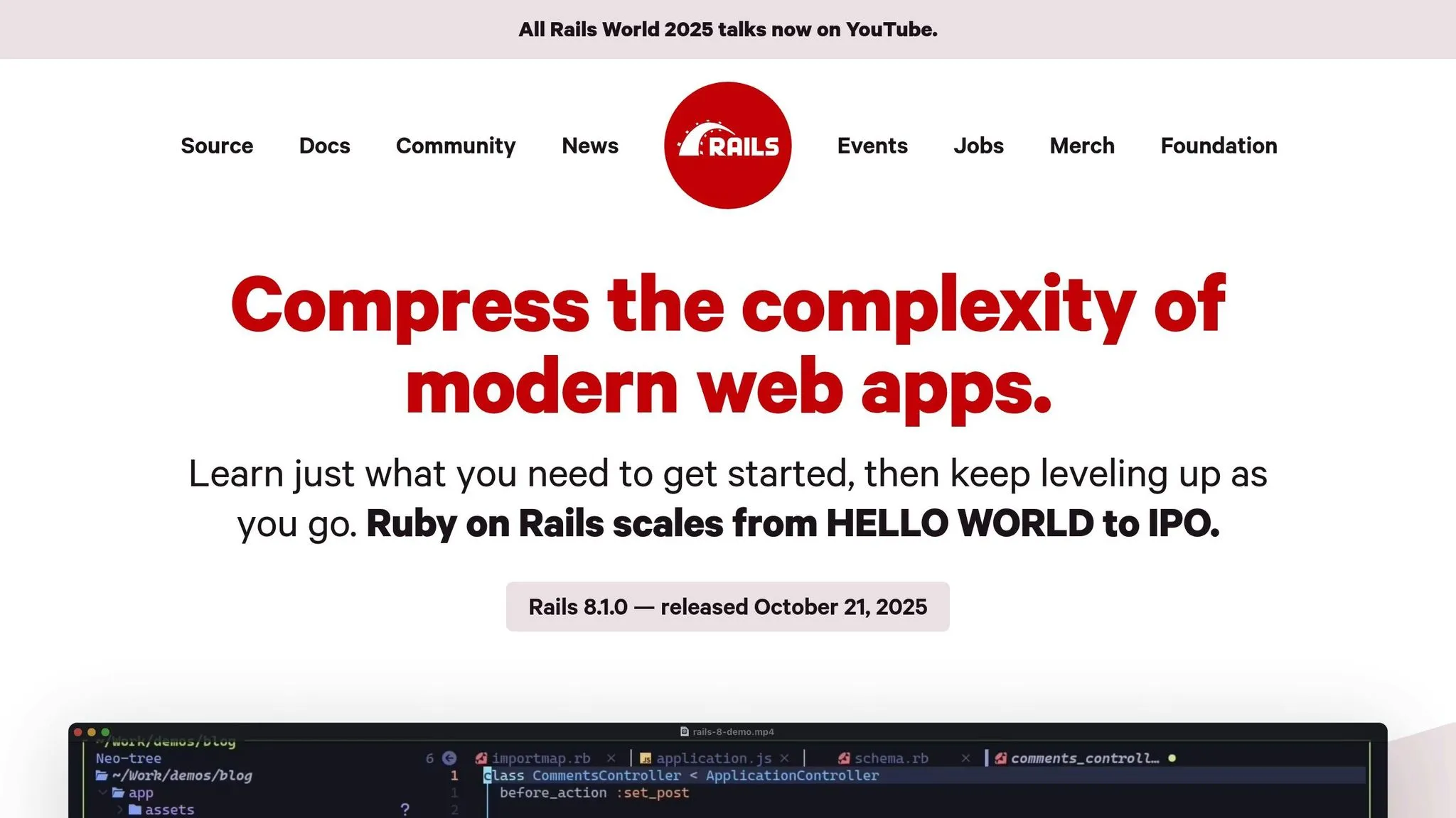 Ruby on Rails